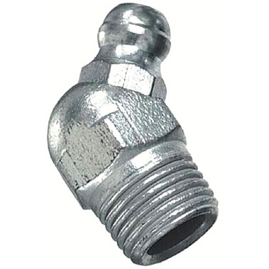 Lincoln Industrial 1/4"-28 SAE Bulk Grease Fittings, 45Ã‚Âº Angle-Short Thread, (1 EA / EA)