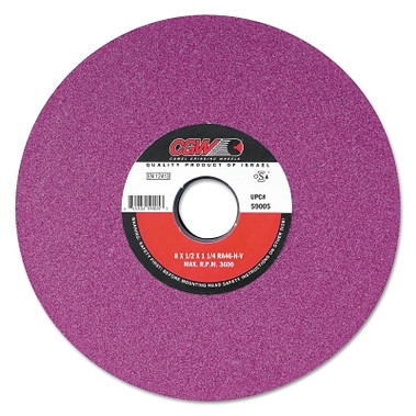 CGW Abrasives Ruby Surface Grinding Wheels,, 14 X 1 1/2, 5" Arbor, 46, H (1 EA / EA)