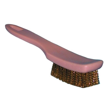 Magnolia Brush White Sidewall Brushes, 8 1/2 in Foam Plastic Block, 5/8 in Trim L, Brass (12 EA / CTN)
