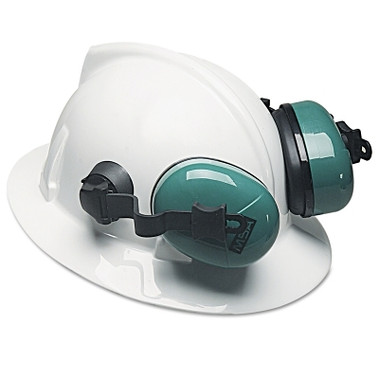 MSA Sound Control SH Earmuffs, 25 dB NRR, Green, Helmet (1 EA / EA)