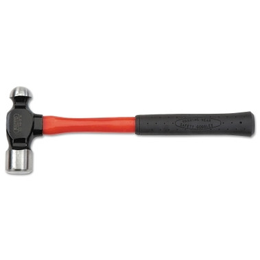 Proto Ball Pein Hammer, Straight Fiberglass Handle, 15 1/4 in, Forged Steel 32 oz Head (1 EA / EA)