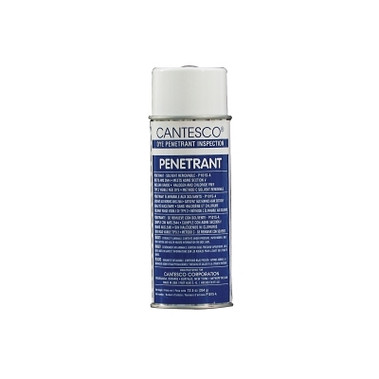 Cantesco Dye Penetrants, Liquid Aerosol Can, 11.5 oz (12 CN / CA)