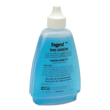 MSA Fogpruf Lens Cleaner, Blue, 4 oz Bottle (1 EA / EA)