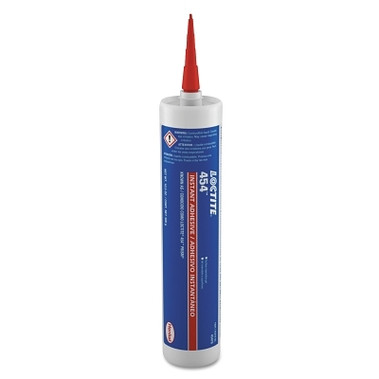Loctite 454 Prism Instant Adhesive, Surface Insensitive Gel, 300 g, Cartridge, Clear (1 CTG / CTG)