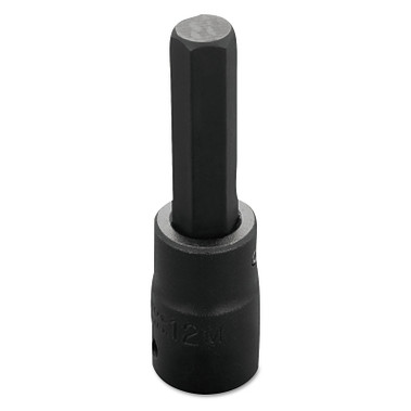 Proto Metric Impact Socket Bits, 1/2 in Drive, 12 mm Tip (1 EA / EA)