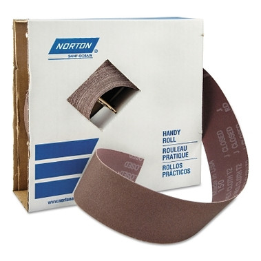 Norton Coated Handy Roll, 2 in x 50 yd, 80 Grit (1 EA / EA)