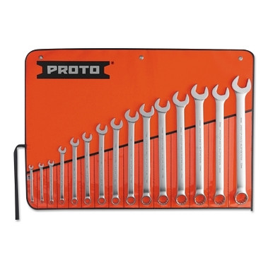 Proto 15 Piece Torqueplus Metric Combination Wrench Sets, 12 Points, Metric, 7-32mm (1 ST / ST)