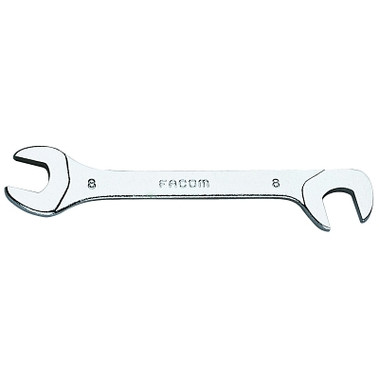 Facom Angle Open End Wrenches, 12 mm Opening, 4 23/32 in Long, Satin (1 EA / EA)