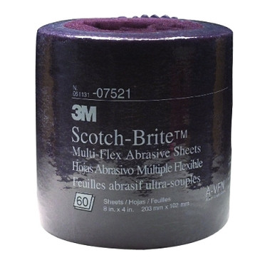 3M Abrasive Scotch-Brite Multi-Flex Sheet Roll, Aluminum Oxide, Very Fine (1 EA / EA)