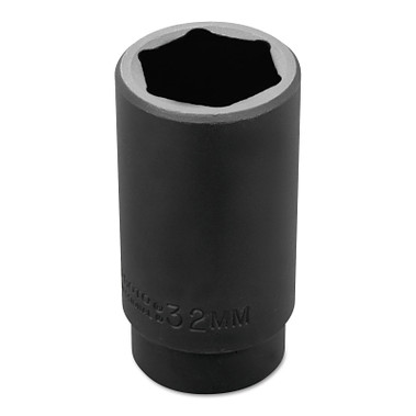 Proto Torqueplus Metric Deep Impact Sockets 1/2 in, 1/2 in Drive, 32 mm, 6 Points (1 EA / EA)