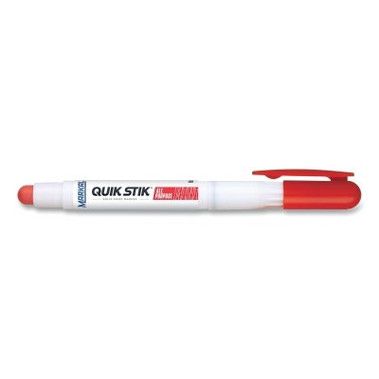 Markal Quik Stik Mini, Red, Bullet (12 EA / DZN)
