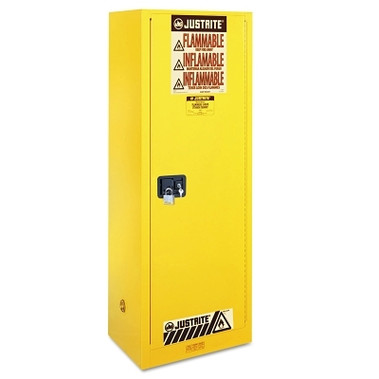 Justrite Sure-Grip EX Slimline Flammable Safety Cabinet, 22 Gallon (1 EA / EA)