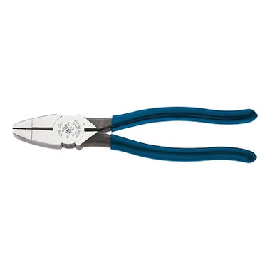 Klein Tools NE-Type Side Cutter Pliers, 8 1/2 in Length, 23/32 in Cut, Plastic-Dipped Handle (1 EA / EA)