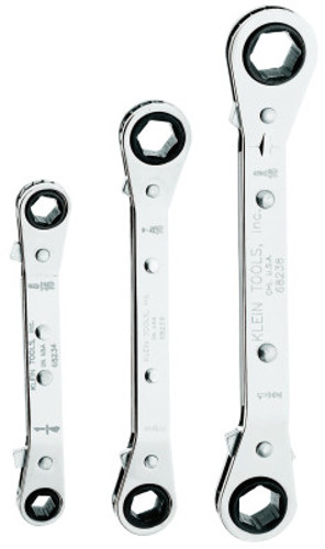 Klein Tools Ratcheting Box Wrench Sets, Inch (1 SET/SET)