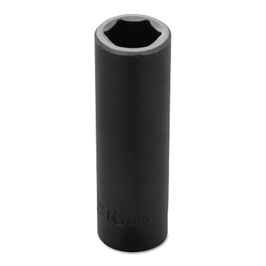 Proto Torqueplus Metric Deep Impact Sockets 1/2 in, 1/2 in Drive, 16 mm, 6 Points (1 EA / EA)