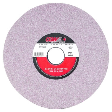 CGW Abrasives Tool & Cutter Wheels, Ceramic, Type 1, 7 X 1/2, 1 1/4" Arbor, 46, H (10 EA / BOX)