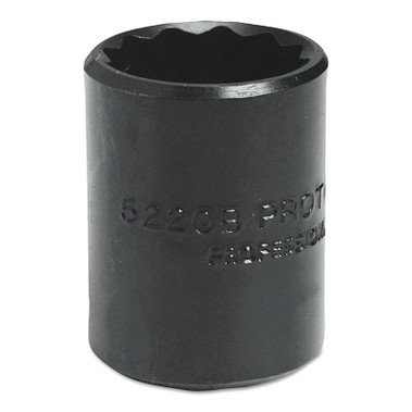 Proto Torqueplus Protoblack Sockets, 3/8 in Drive, 7/16 in, 12 Points (1 EA / EA)