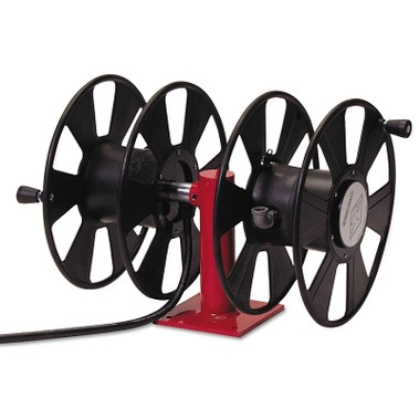 Reelcraft Dual Side-by-Side 250 A Cable Welding Reel, 150 ft of #1 and 1/0 Cable, 200 ft of 2/0 Cable, Cable Sold Separately (1 EA / EA)