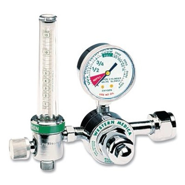 Western Enterprises M1 Series Flowmeter Regulator, Oxygen, CGA 870, 3,000 psi Inlet (1 EA / EA)