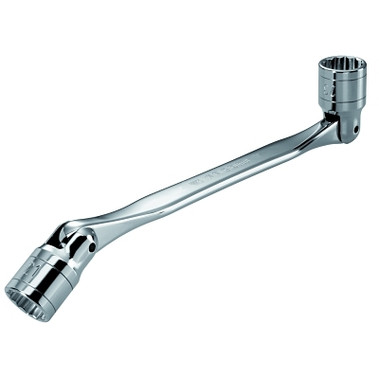 Facom Wrench, Metric Double Flex-Head Socket 12 Pt 18x19 mm (1 EA / EA)
