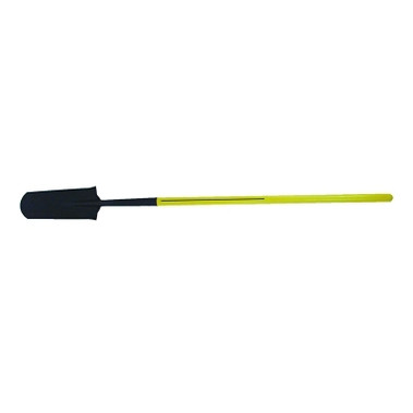 Nupla Ergo Power Drain Spade, 14 in x 4-3/4 in Round Point Blade, 48 in Fiberglass Straight Handle (1 EA / EA)