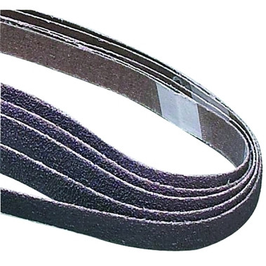 Norton Metalite File Belts, 1/2 in x 12 in, 80, Aluminum Oxide (50 EA / BX)