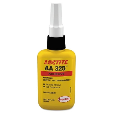 Loctite 325 Speedbonder Structural Adhesive, High Temperature, 50 mL, Bottle, Amber (1 BTL / BTL)
