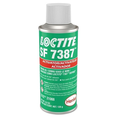 Loctite 7387 Depend Activator, 4-1/2 oz, Aerosol Can, Light Brown (10 CAN / CS)
