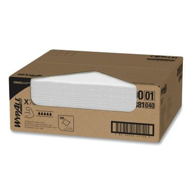 Kimberly-Clark Professional WypAll X70 Cloths, White, 14.9 in W x 16.6 in L, 300 Sheets/Unit, Box, 1 BX/BX (1 BX / BX)
