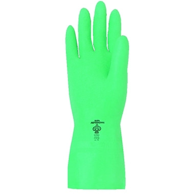 MAPA Professional StanSolv AF-18 Gloves, Flat Cuff, Flocked Lined, Size 9, Green (12 PR / BAG) MAPA Professional StanSolv AF-18 Gloves, Flat Cuff, Flocked Lined, Size 9, Green (12 PR / BAG)