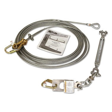 Honeywell Miller SkyGrip Wire Rope Lifeline Kit, with Two 416 D-Bolt Anchor (1 EA / EA)