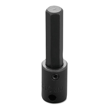 Proto Metric Impact Socket Bits, 3/8 in Drive, 10 mm Tip (1 EA / EA)