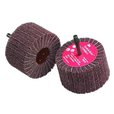 3M Abrasive Combi-S Wheels, 3 in dia., 80 Grit, Aluminum Oxide (1 EA / EA)