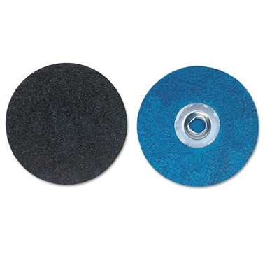 Norton Bluefire R884P Coated Cloth Disc, Zirconia Alumina, 3 in Dia., 36 Grit (25 EA / BOX)