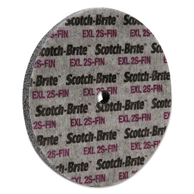 Scotch-Brite EXL Unitized Deburring Wheel, 6 in x 1/2 in, Fine, Silicon Carbide, 5000 rpm (1 EA / EA)