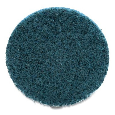 Scotch-Brite Roloc Surface-Conditioning Disc, 3 in, TR, Very Fine, Aluminum Oxide, 18000 rpm, Blue (25 EA / BX)