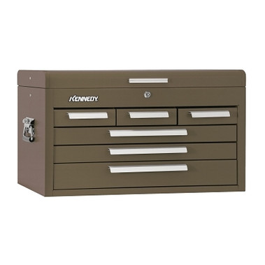 Kennedy Standard Mechanics' Chests, 26 1/8 in x 12 in x 14 3/4 in, Brown Wrinkle (1 EA / EA)