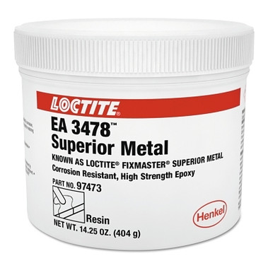 Loctite Fixmaster Superior Metal, 1 lb, Kit, Dark Grey (1 KIT / KIT)