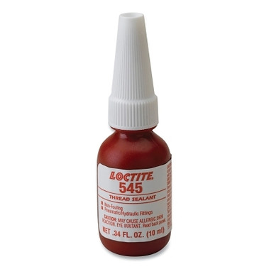 Loctite 545 Thread Sealant, Hydraulic/Pneumatic Fitting, 10 mL Bottle, Purple (1 BTL / BTL)