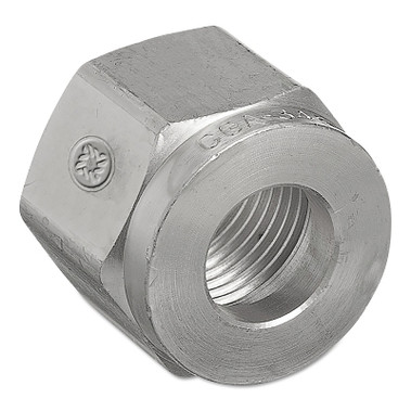 Western Enterprises Regulator Inlet Nuts, Non-Corrosive Gases, Brass, CGA-330 (10 EA / BX)