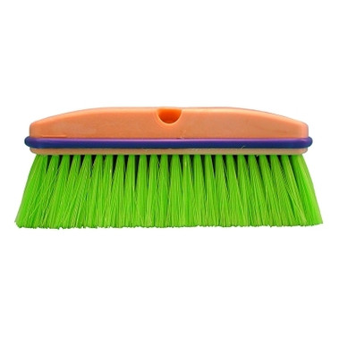 Magnolia Brush Vehicle Wash Brush, 10 in Foam Plstc Blk, 2-1/2 in Trim L, Green Flagged Nylon (1 EA / EA)