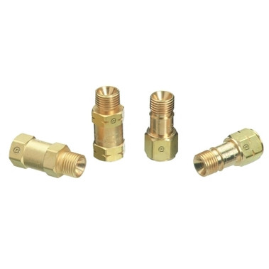 Western Enterprises Check Valves Torch Model A Size, 3/8 in - 24, Oxygen, M/F, RH (10 EA / BOX)