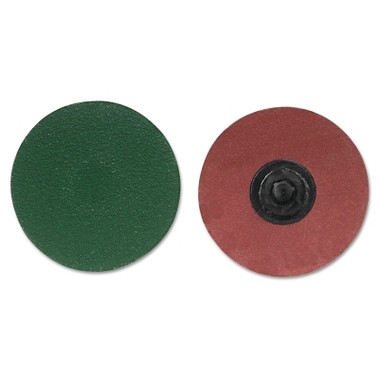 Merit Abrasives ZIRC Plus R801 PowerLock Cloth Discs-Type I, 1 in Dia., 50 Grit (1 EA / EA)
