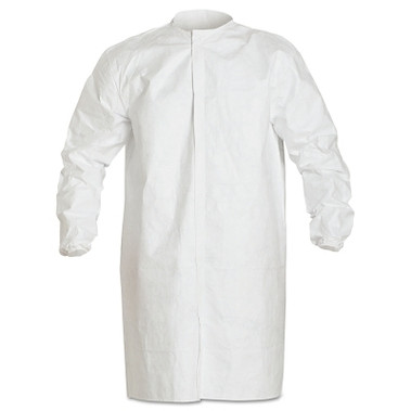 DuPont Tyvek IsoClean Frock with Snap Front, 2X-Large, White (30 EA / CA)