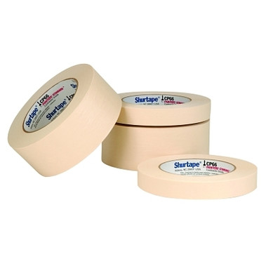 Shurtape Utility Grade Masking Tape, 1-1/2 in x 60 yd (24 RL / CA)