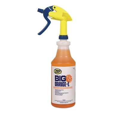 Zep Professional BIG ORANGE-E Liquid Industrial Degreaser, 1 qt Spray Bottle, Citrus (12 CN / CA)