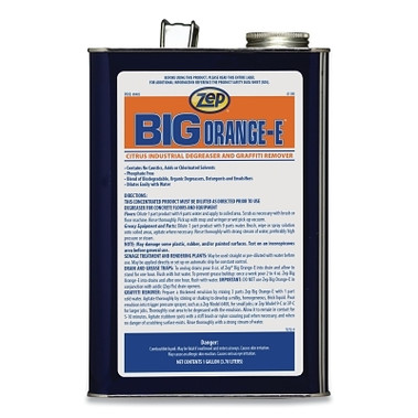 Zep Professional BIG ORANGE-E Liquid Industrial Degreaser, 1 gal Can, Citrus (4 CN / CA)