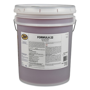 Zep Professional FORMULA 22 Heavy-Duty Concrete Floor and General Purpose Cleaner, 5 gal, Pail, Citrus (5 GA / PA)