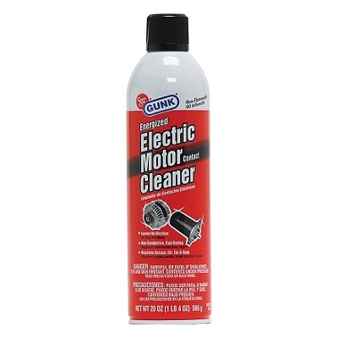 GUNK Electric Motor Contact Cleaner, 20 oz, Aerosol Can, Ether Scent (12 CN / CA)