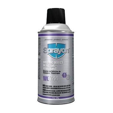 Sprayon WL 744 and WL 745 Welding Defect Detection Systems, 9 oz Aerosol Can, Penetrant (12 CAN / CS)